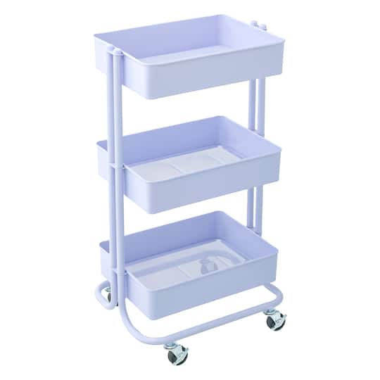 Lexington 3-Tier Rolling Cart by Simply Tidy